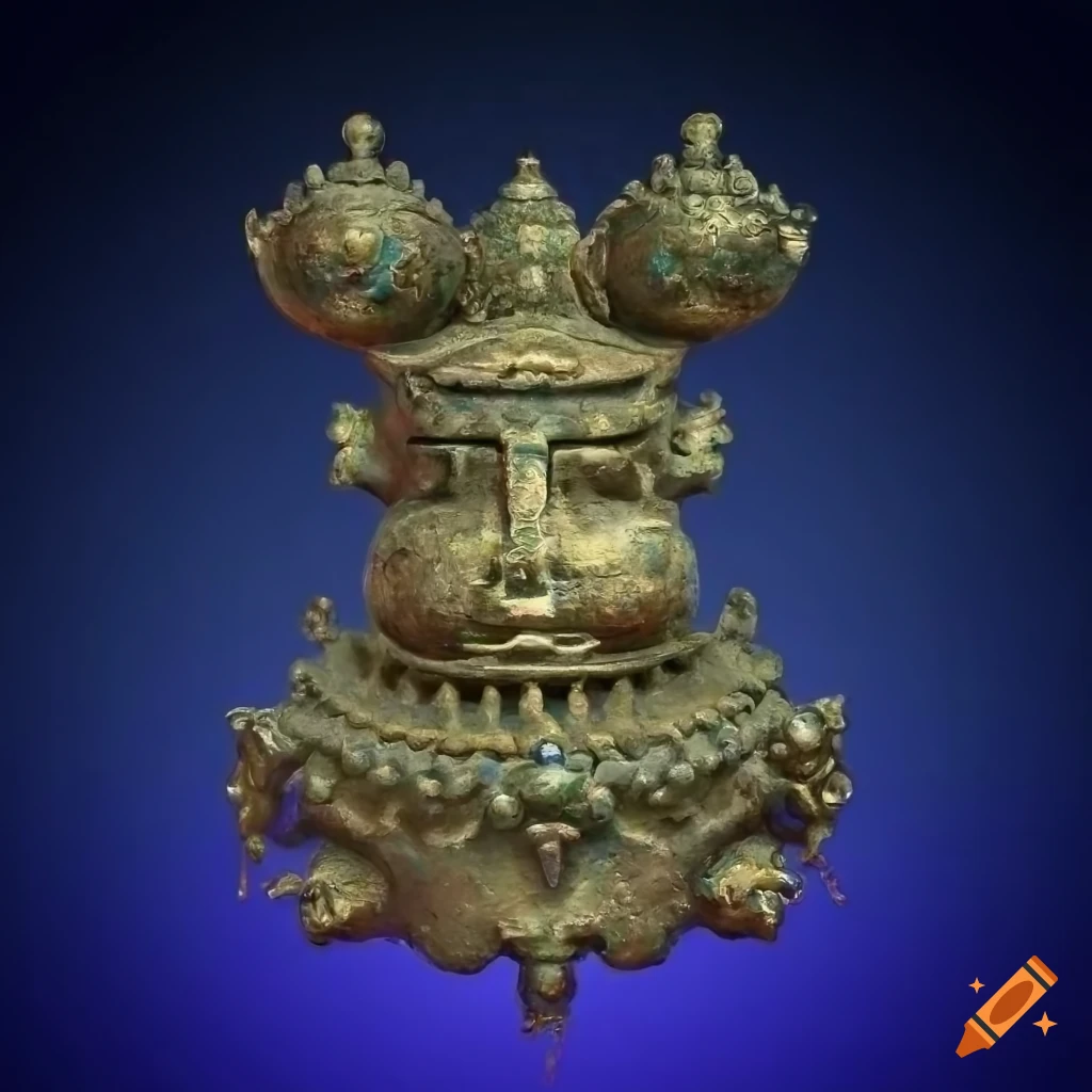 Xia Dynasty ritual bronze artifact with intricate design