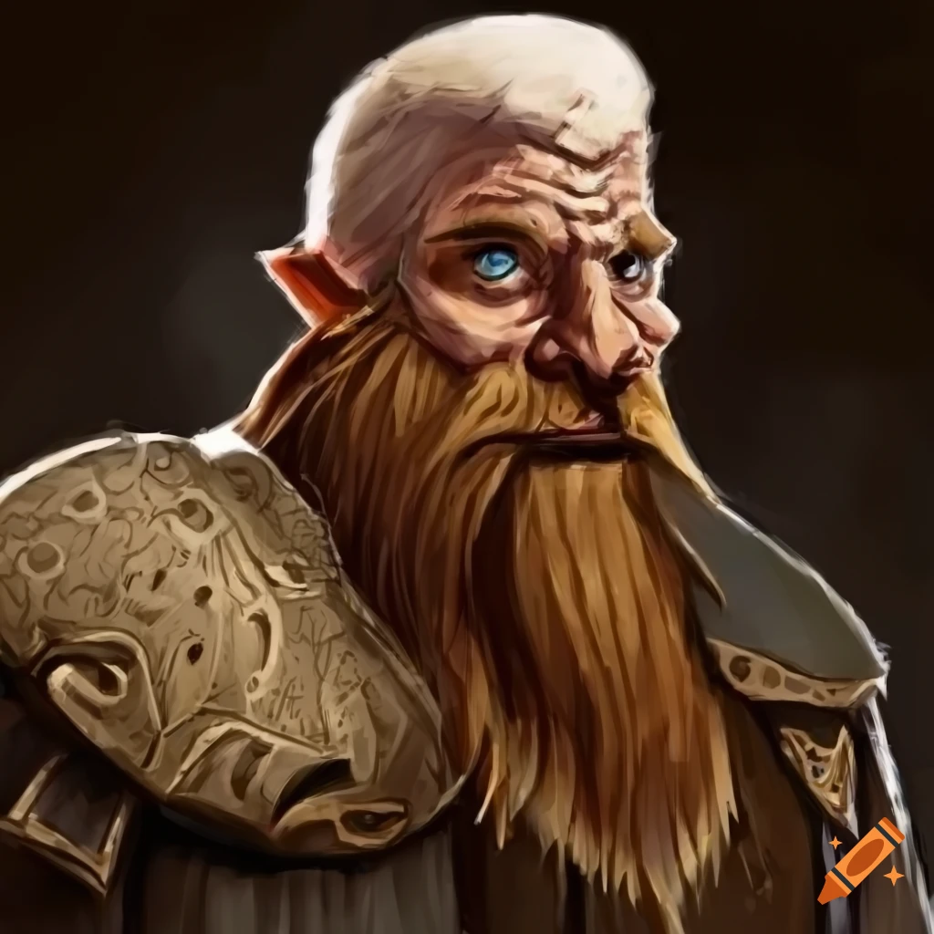 Dwarven cleric resembling Anderson Cooper
