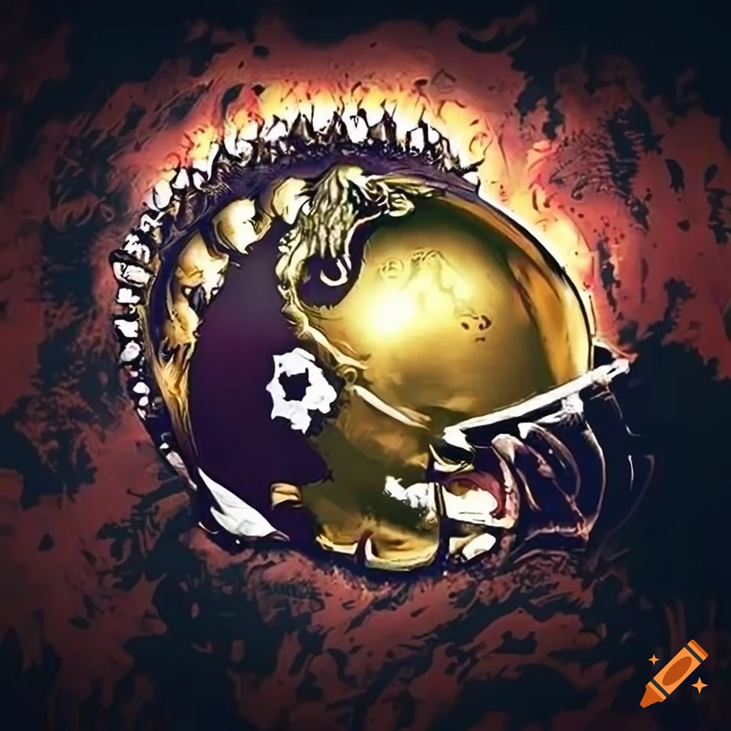 Notre Dame football with Game of Thrones character Daemon Targaryen football logo