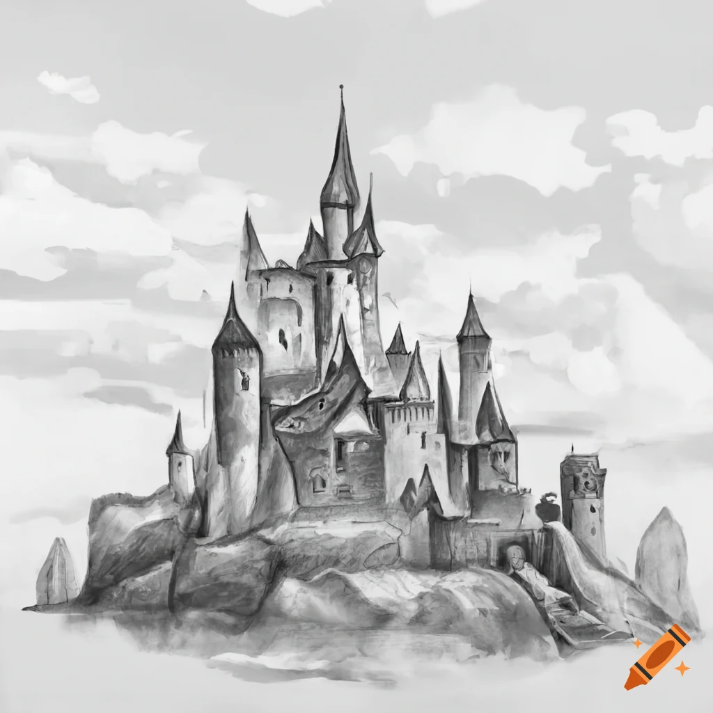 Scenic fairytale castle backgrounds