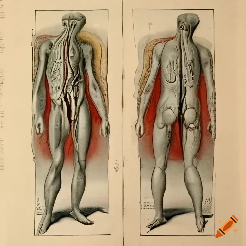 19th century anatomical diagrams