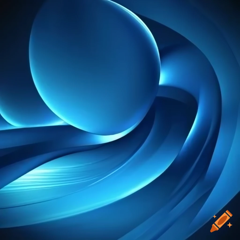 Blue 3D abstract background