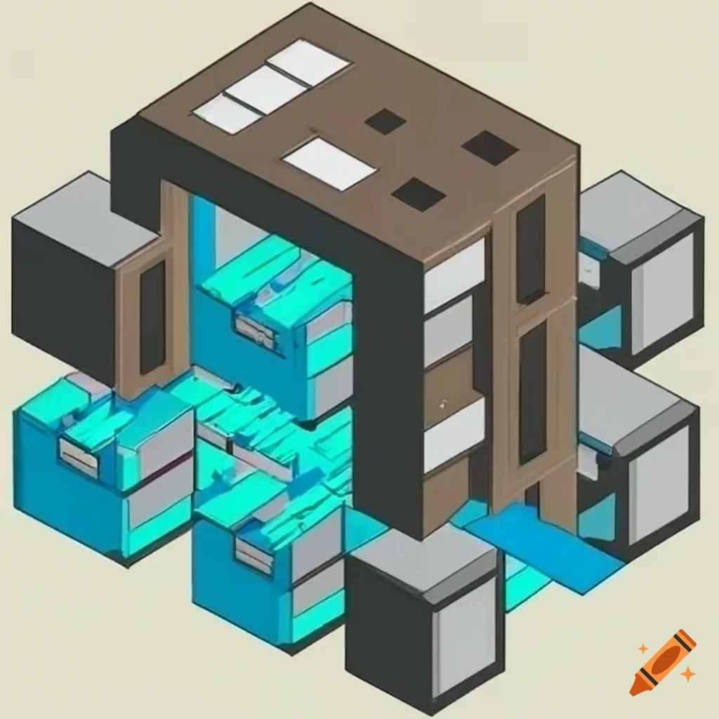 Isometric Space Invaders game