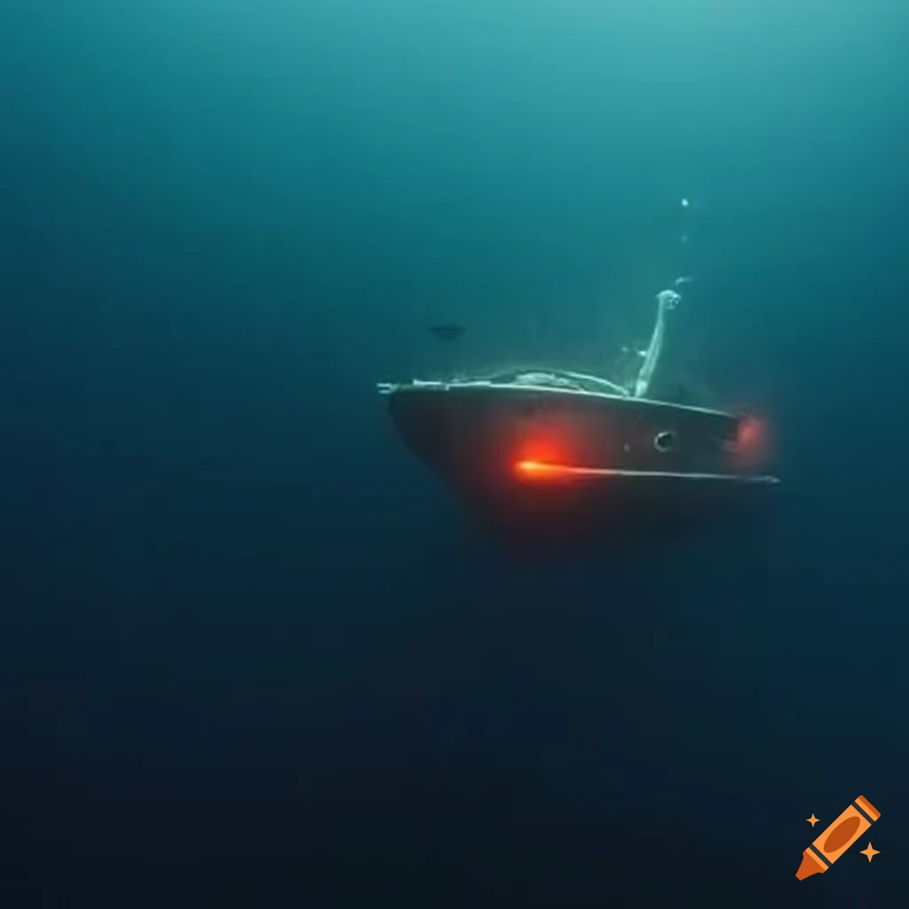 Scientists and researchers using sonar and cameras on a boat at Loch Ness