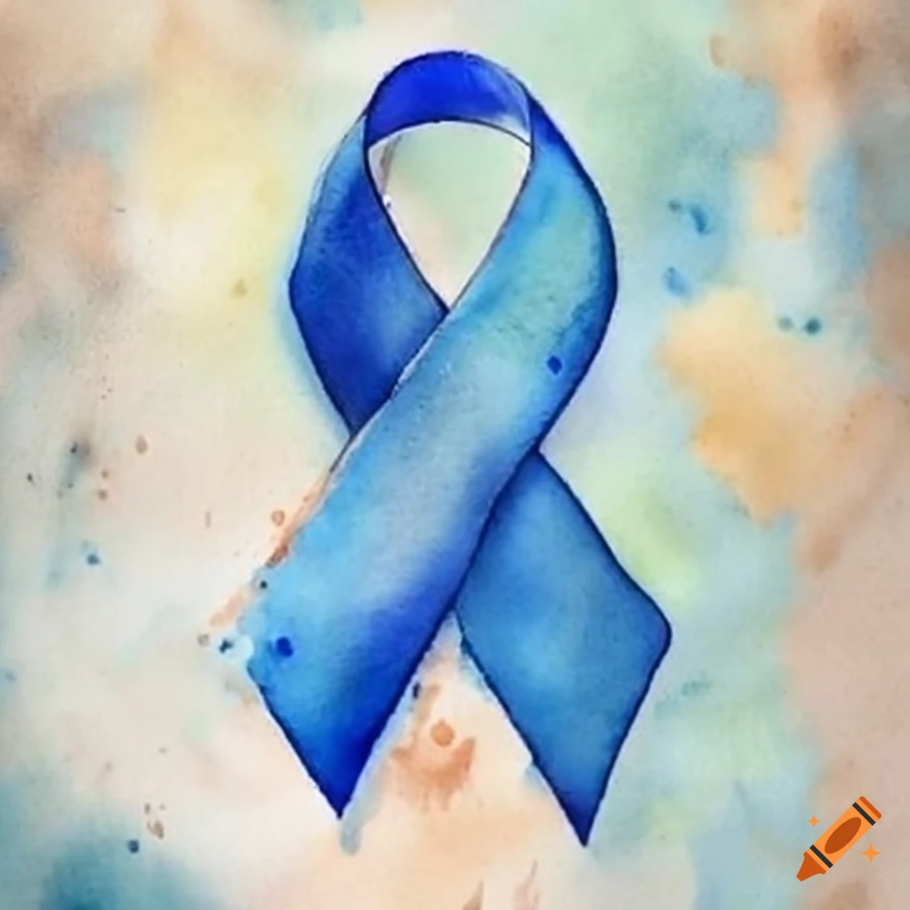 Blue ME/CFS awareness ribbon