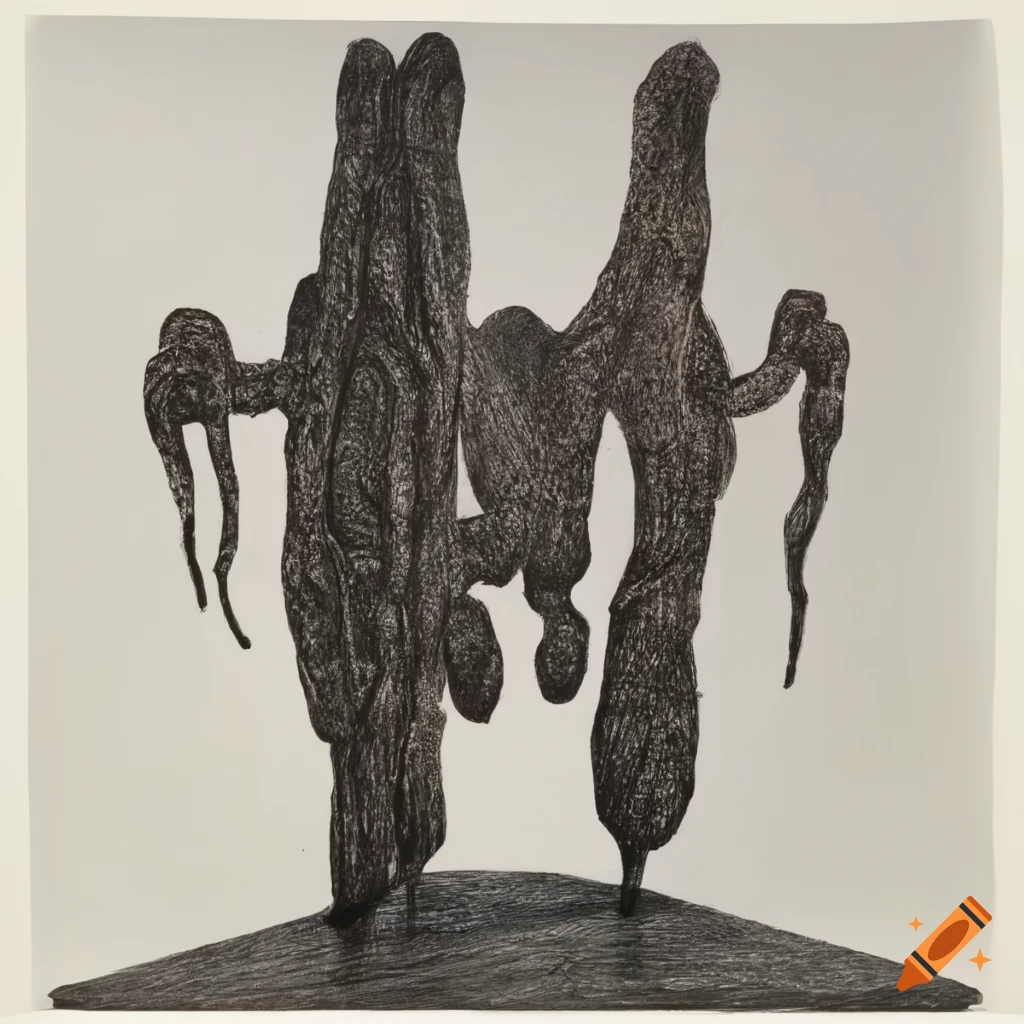 Kiki Smith and Louise Bourgeois collaborating on a drawing project