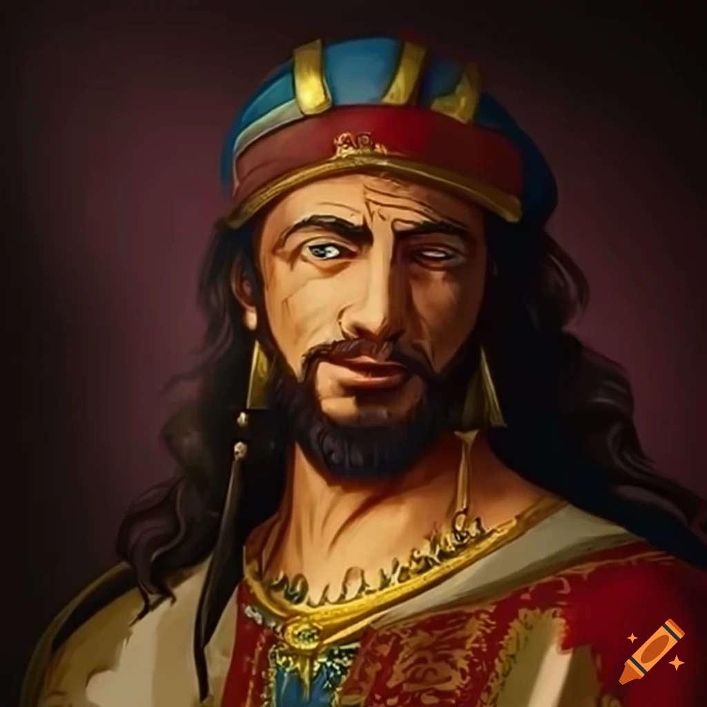 Emperor Darius of ancient Persia in a street gang