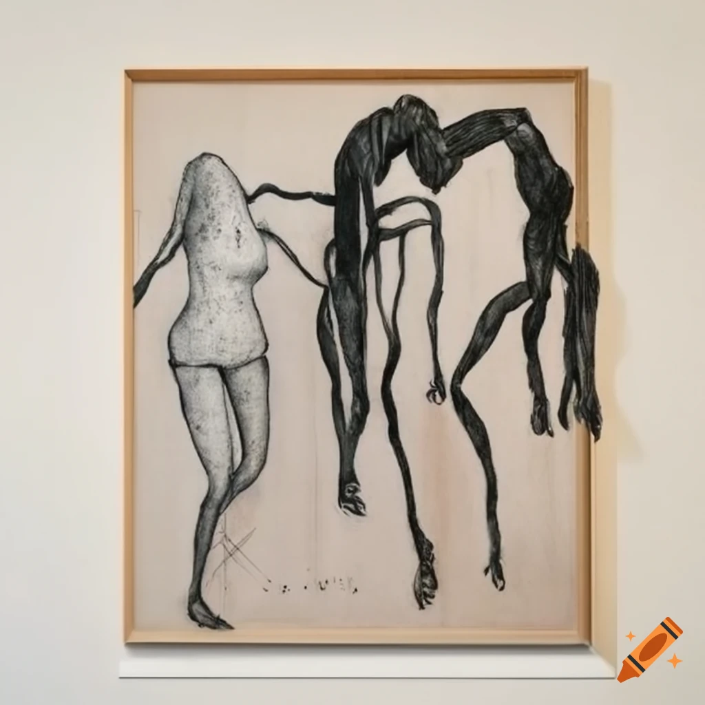 Kiki Smith and Louise Bourgeois woman drawing