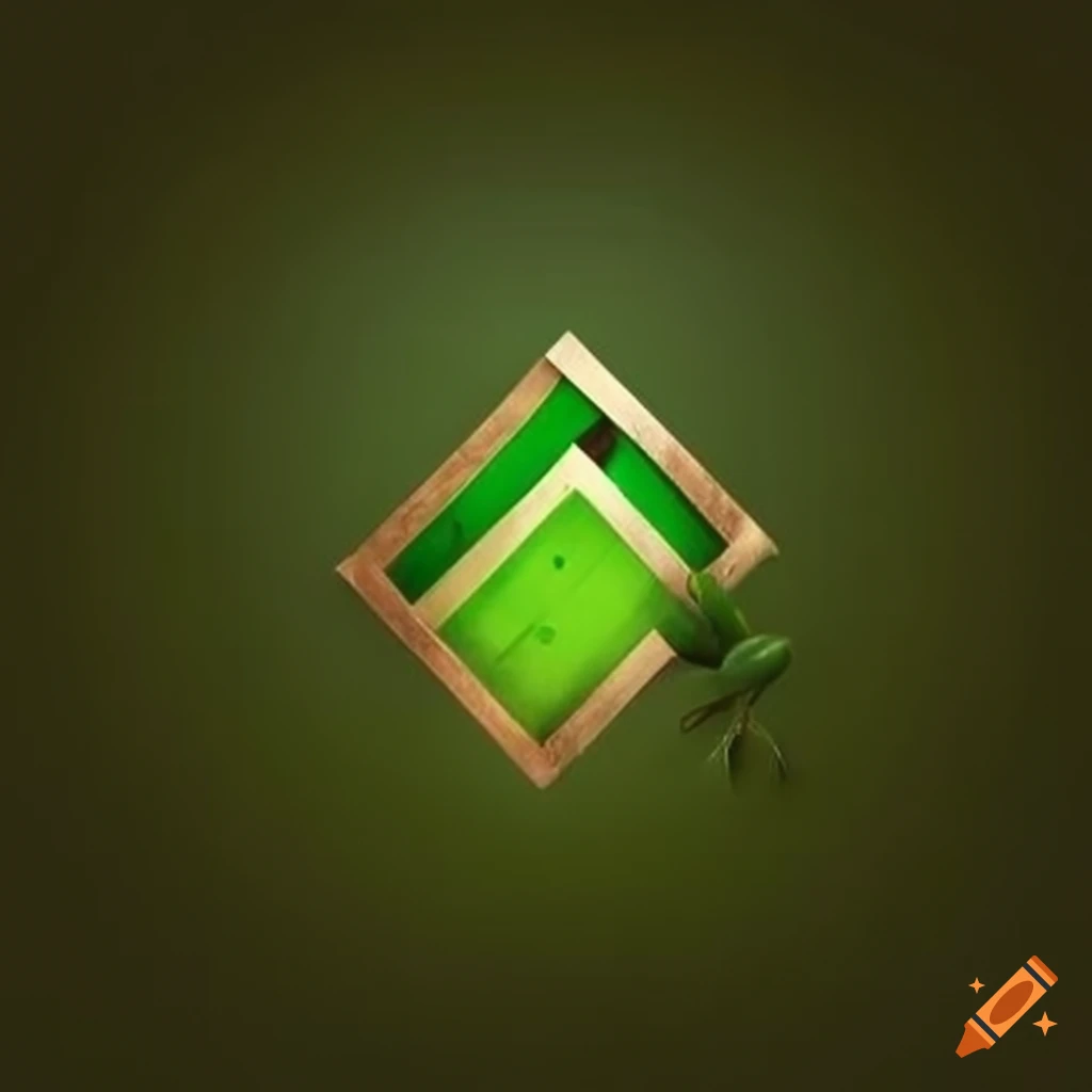 HōJICHA logo with green and wood barrier, tea leaves and tree overlays
