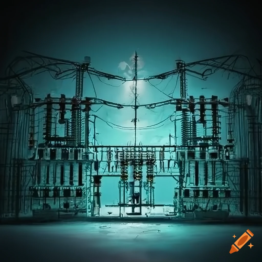 Indian substation in HD 1366x768 resolution