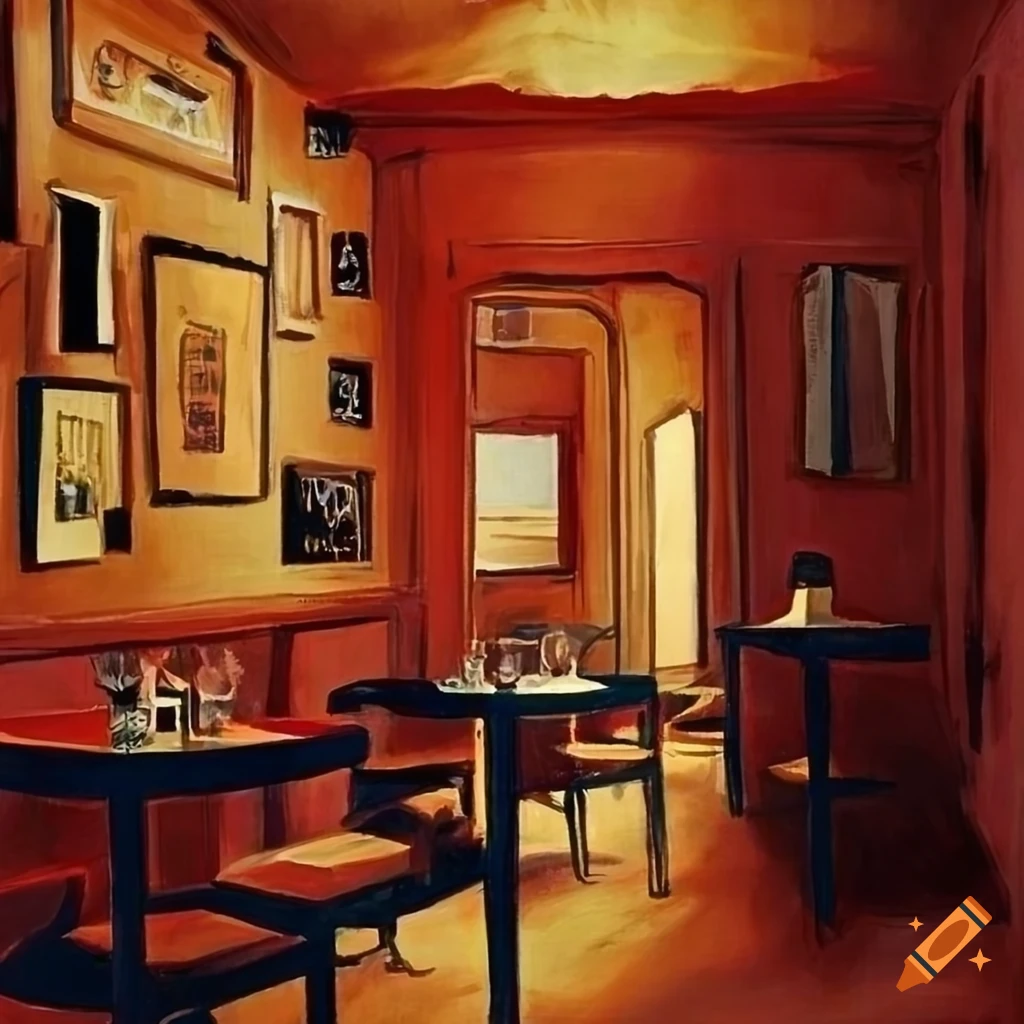Neo Rauch restaurant painting