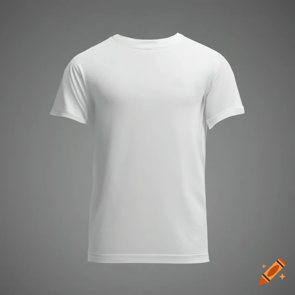 Mockup white t-shirt