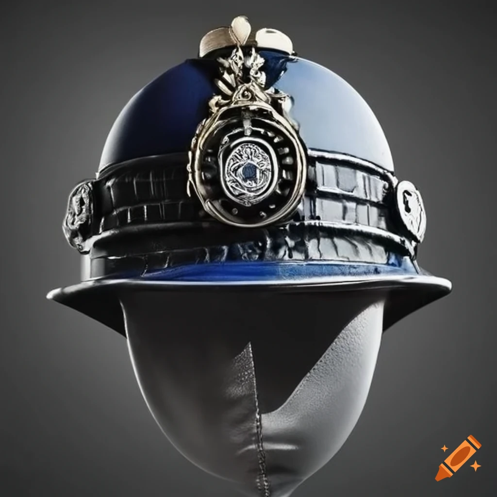 British style police helmet