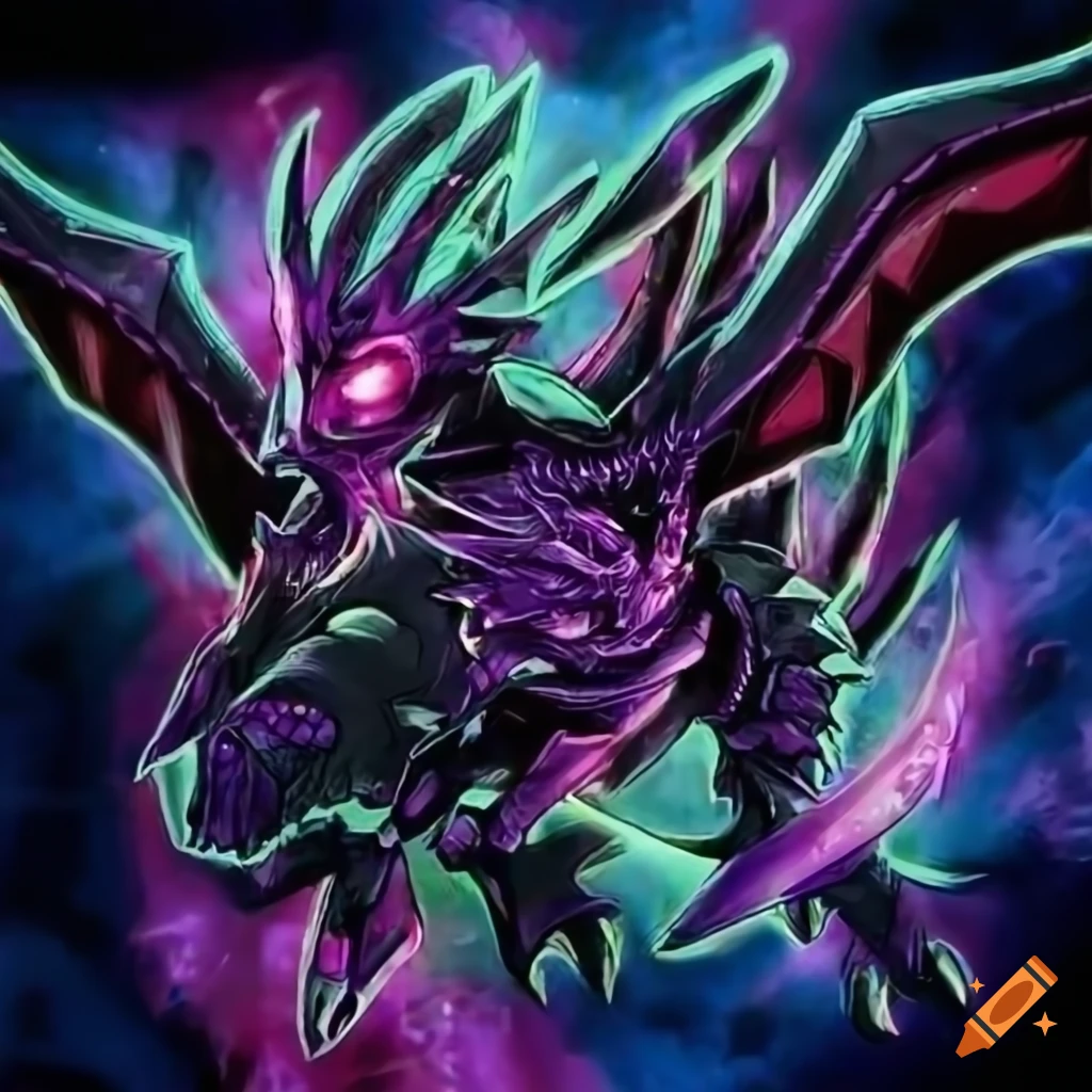 Yugioh card art of a diamond dragon creature