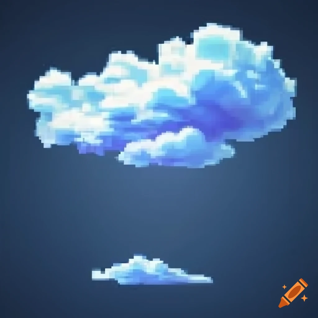 Clouds in 2D sprite style