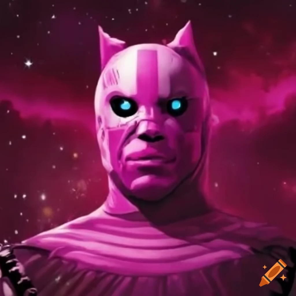 Pink Soldier King transforming into a powerful black hole beyond Universes