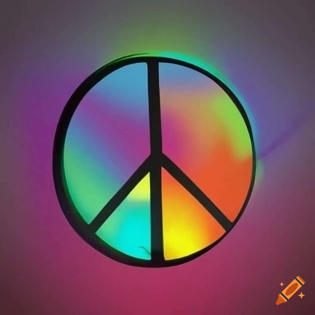 Peace color abstract art