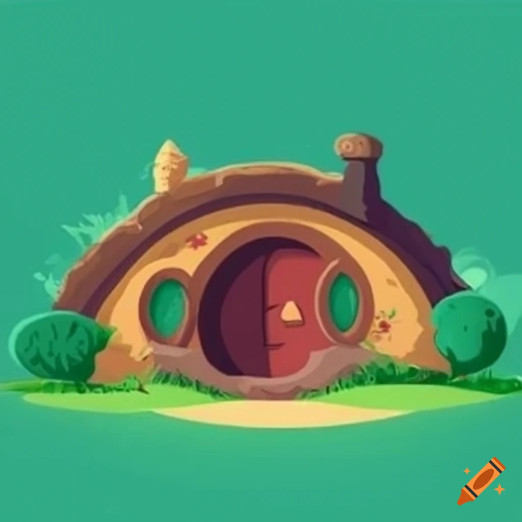 Cute Hobbit home