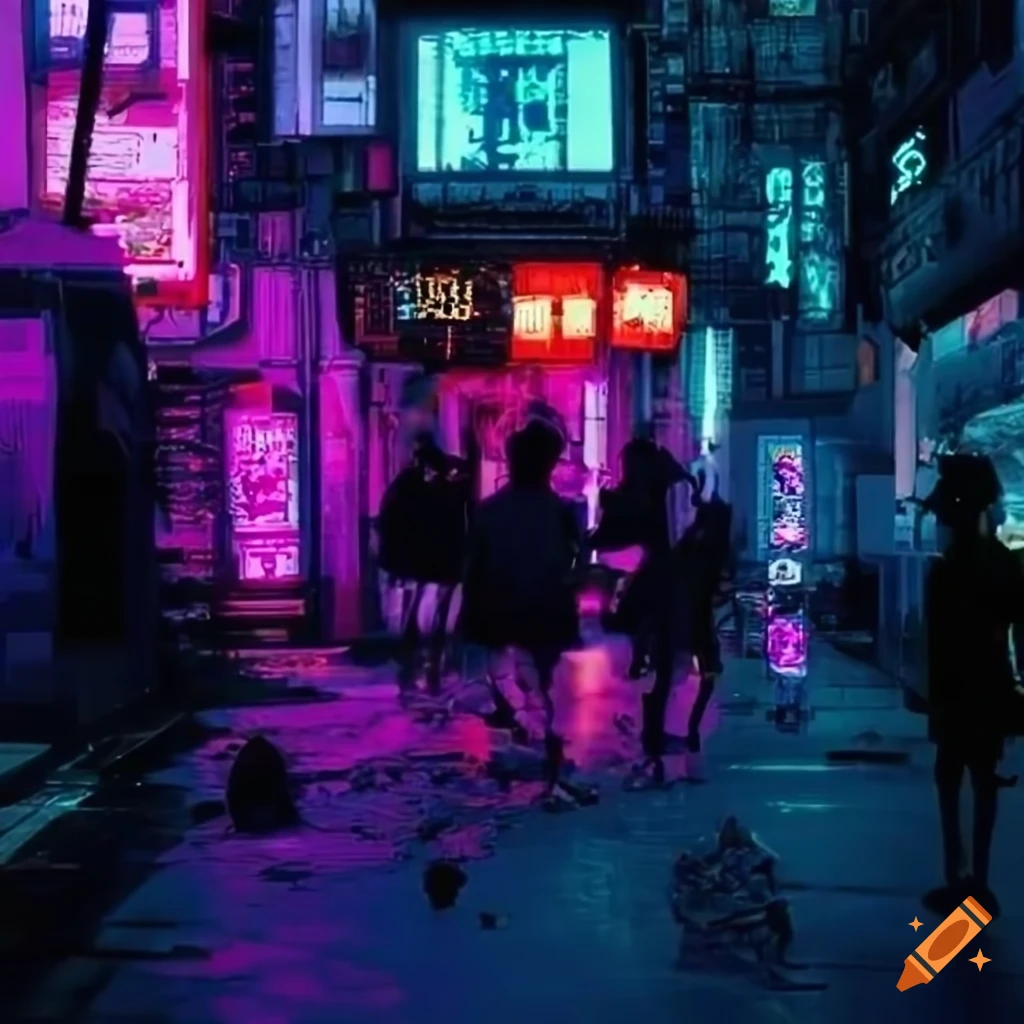 Korean-style cyberpunk world