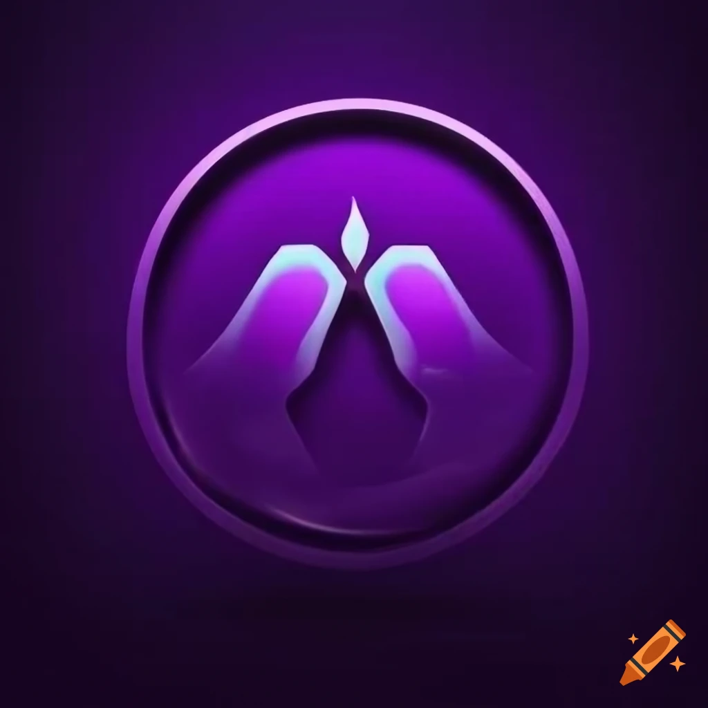 Logo design in varying shades of purple circles for Calus Games video game development company