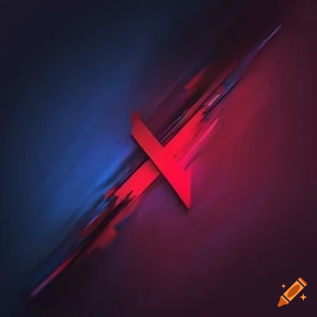 Banner for a YouTube gaming channel with red, dark blue, and black color theme