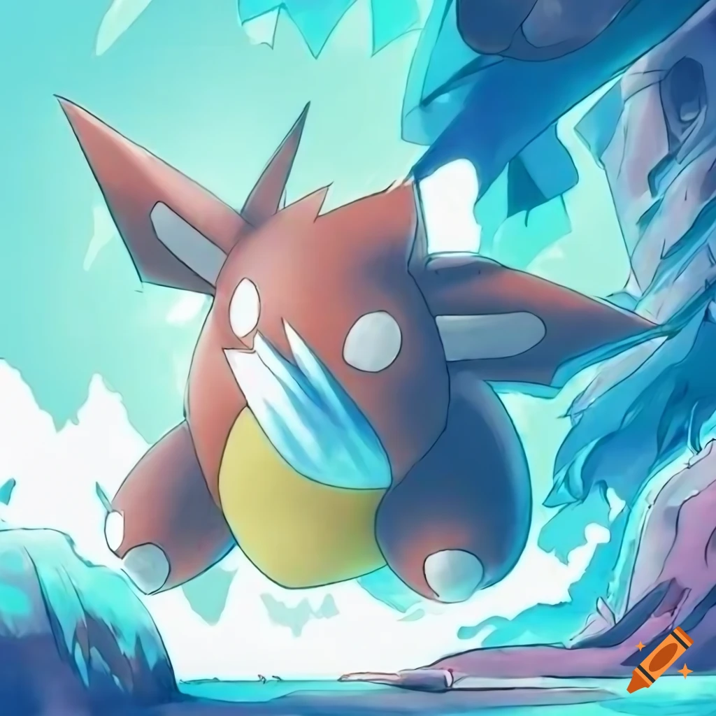 New Legendary Pokémon official art by Ken Sugimori on white background