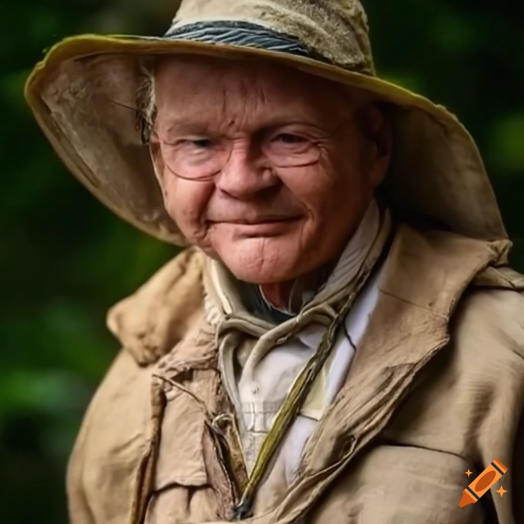 Dr. Sem Semir Osmanagic exploring an archaeological site in Indiana Jones-inspired hat