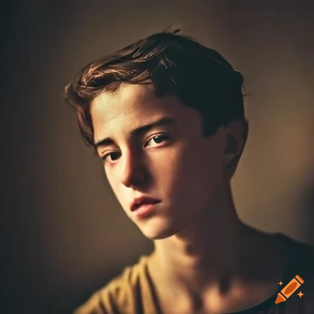 Young man named Thomas exploring an abandoned house