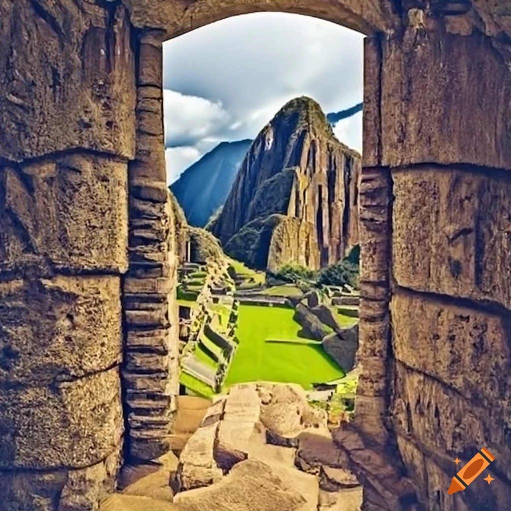 Modern architectural interpretation of Machu Picchu