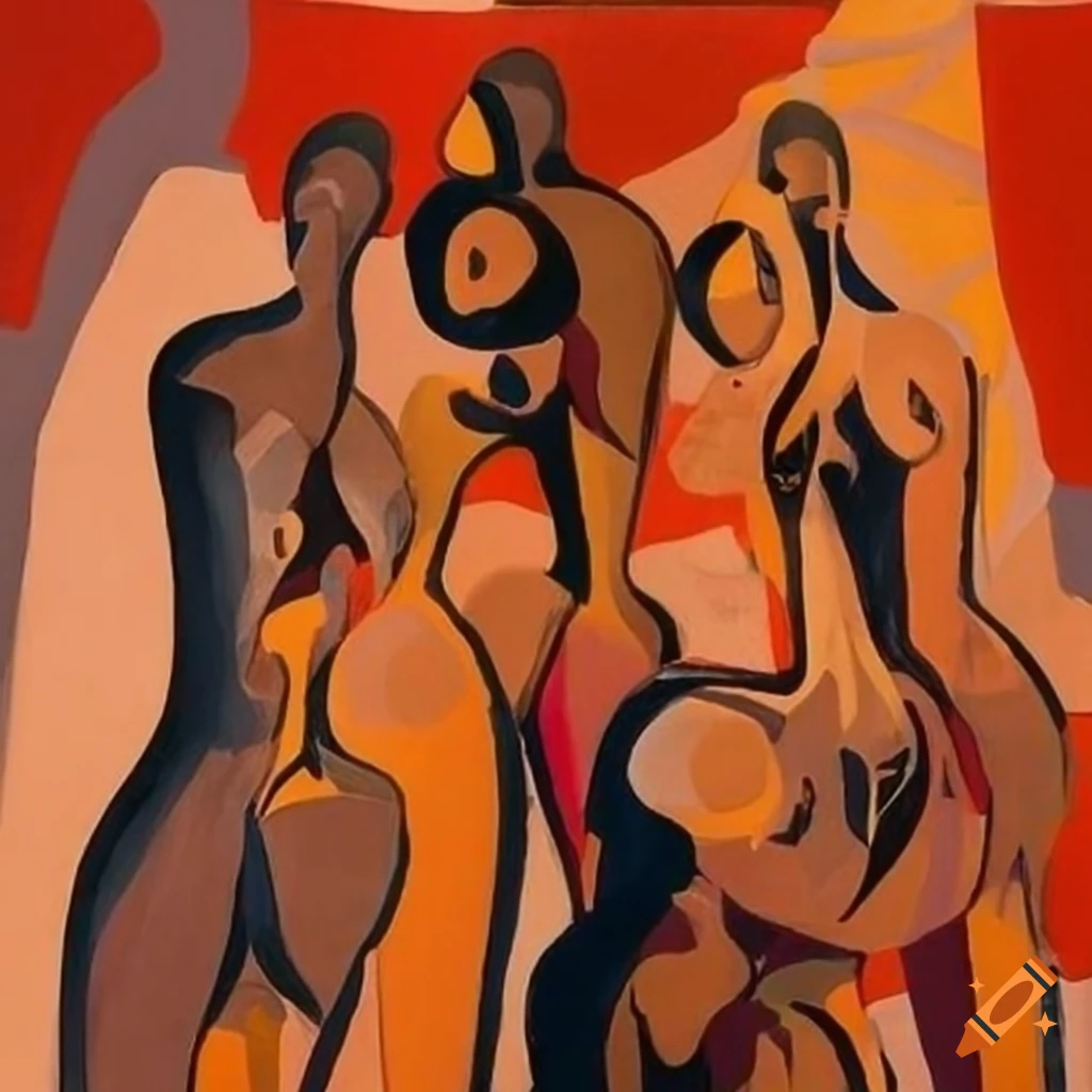 Demoiselles d'Avignon by Picasso