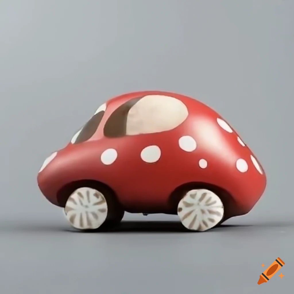 Mushroom-shaped car