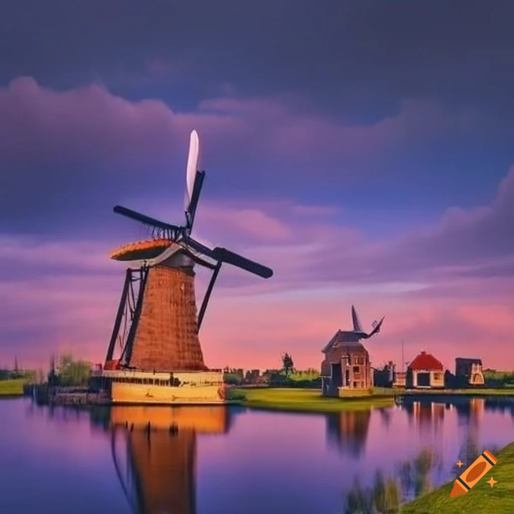 Beautiful landscape of the Netherlands