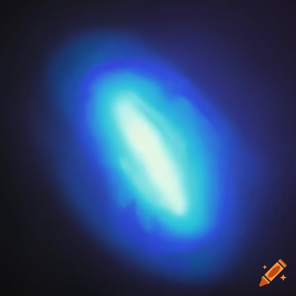 Ionic storm with blue flashes and a sphere