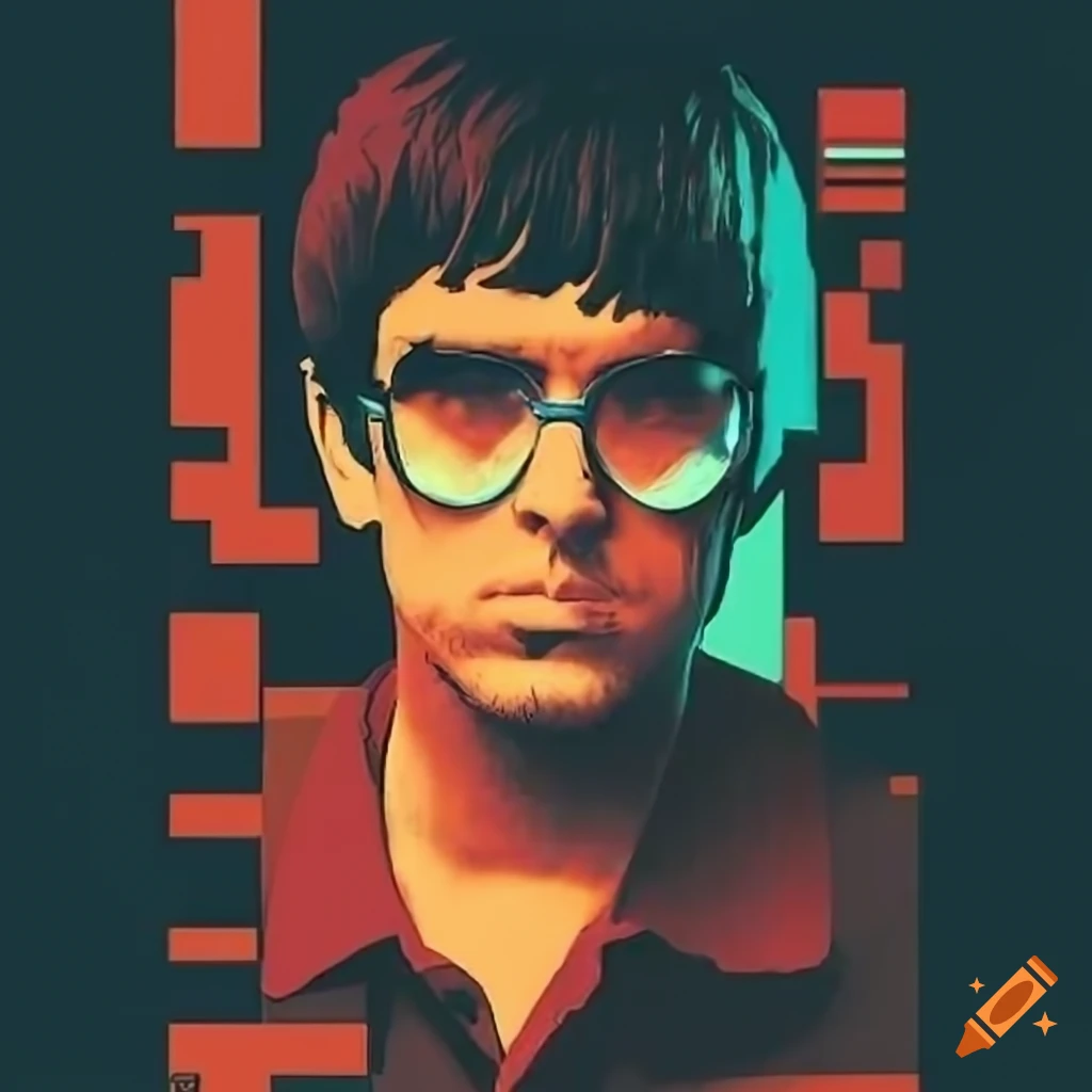 Poster inspired by the band Oasis