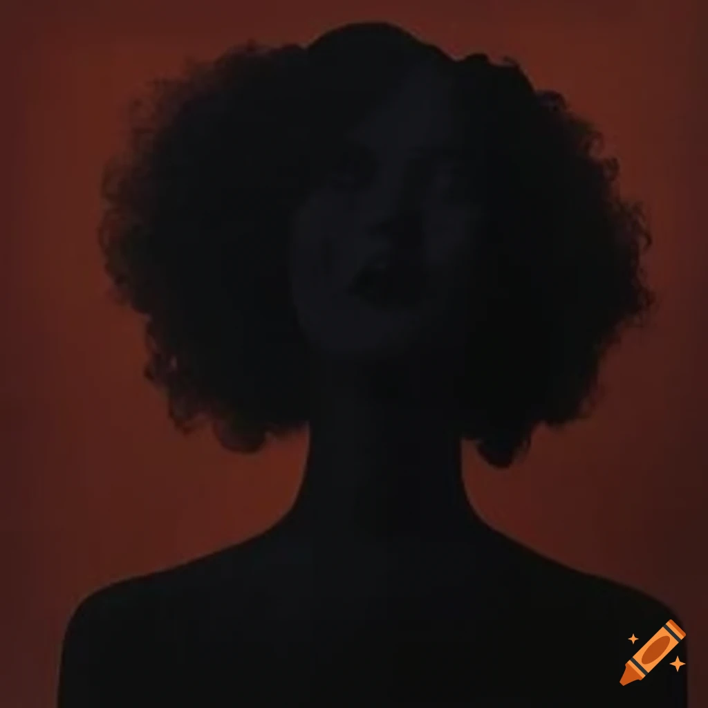 Interacting feminist art combining silhouette cutouts and fragmented canvases
