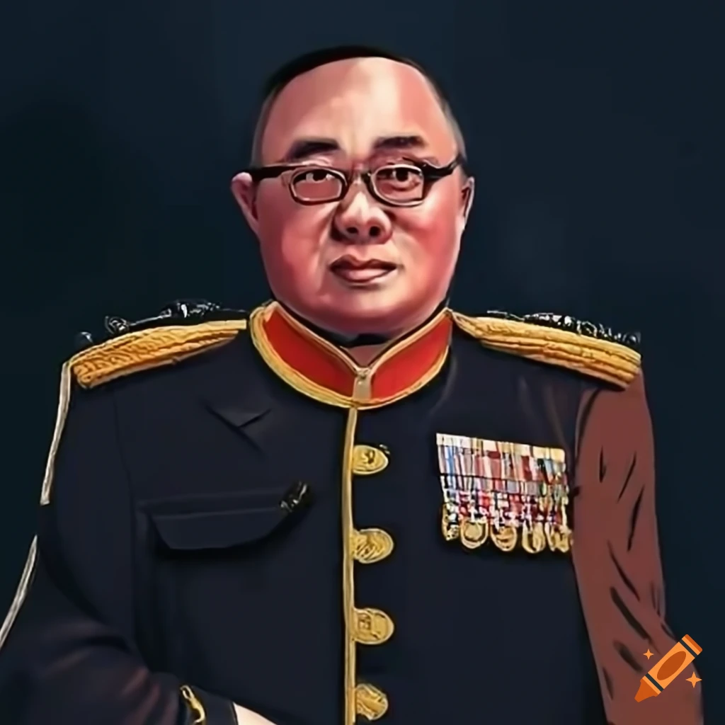 Satirical representation of Harry Roque as General Luna
