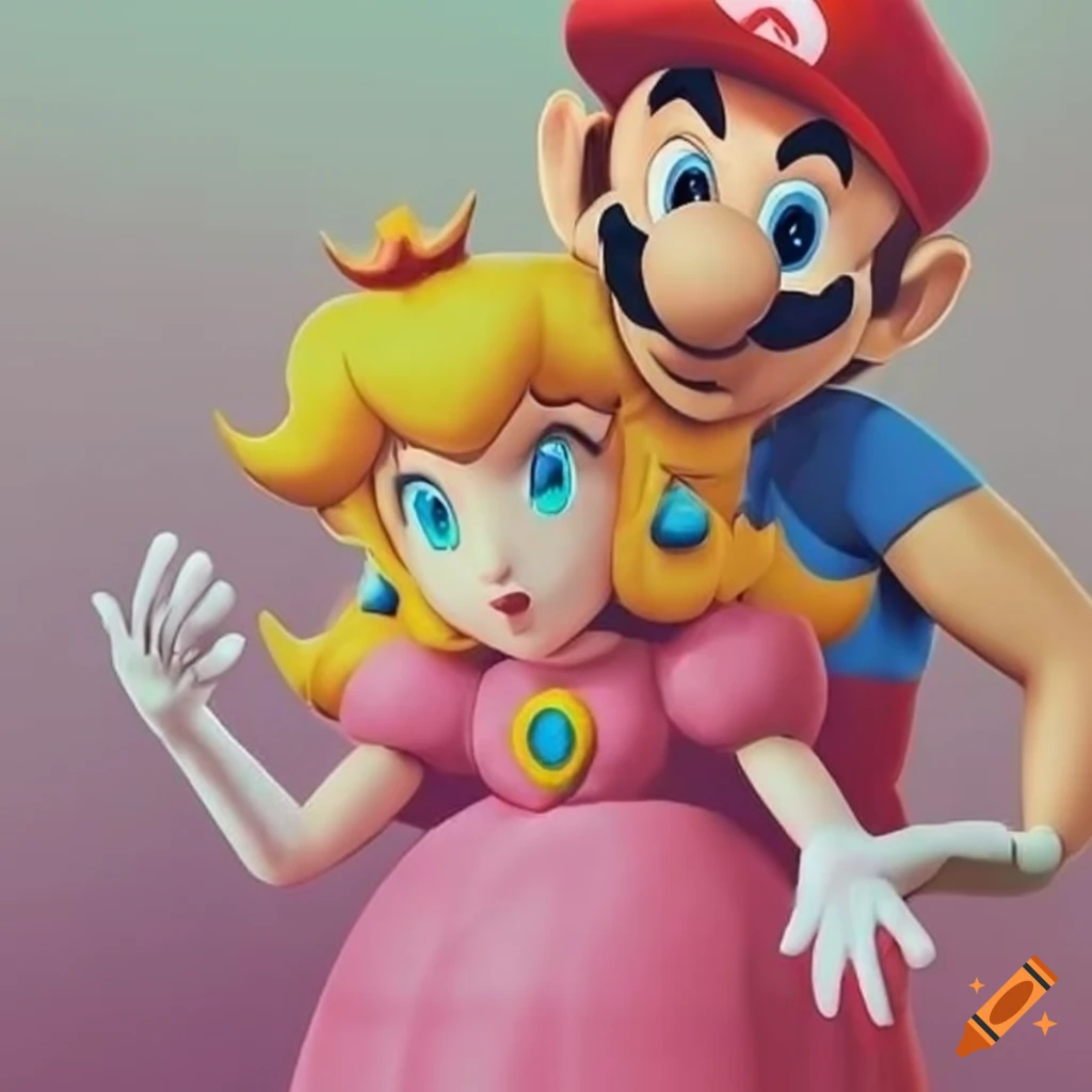 Mario and Peach