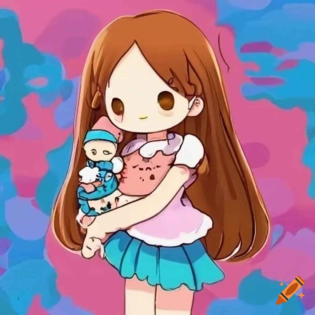 Cinnamonroll from Sanrio holding a sign saying 'Happy 6 years together, I love you'