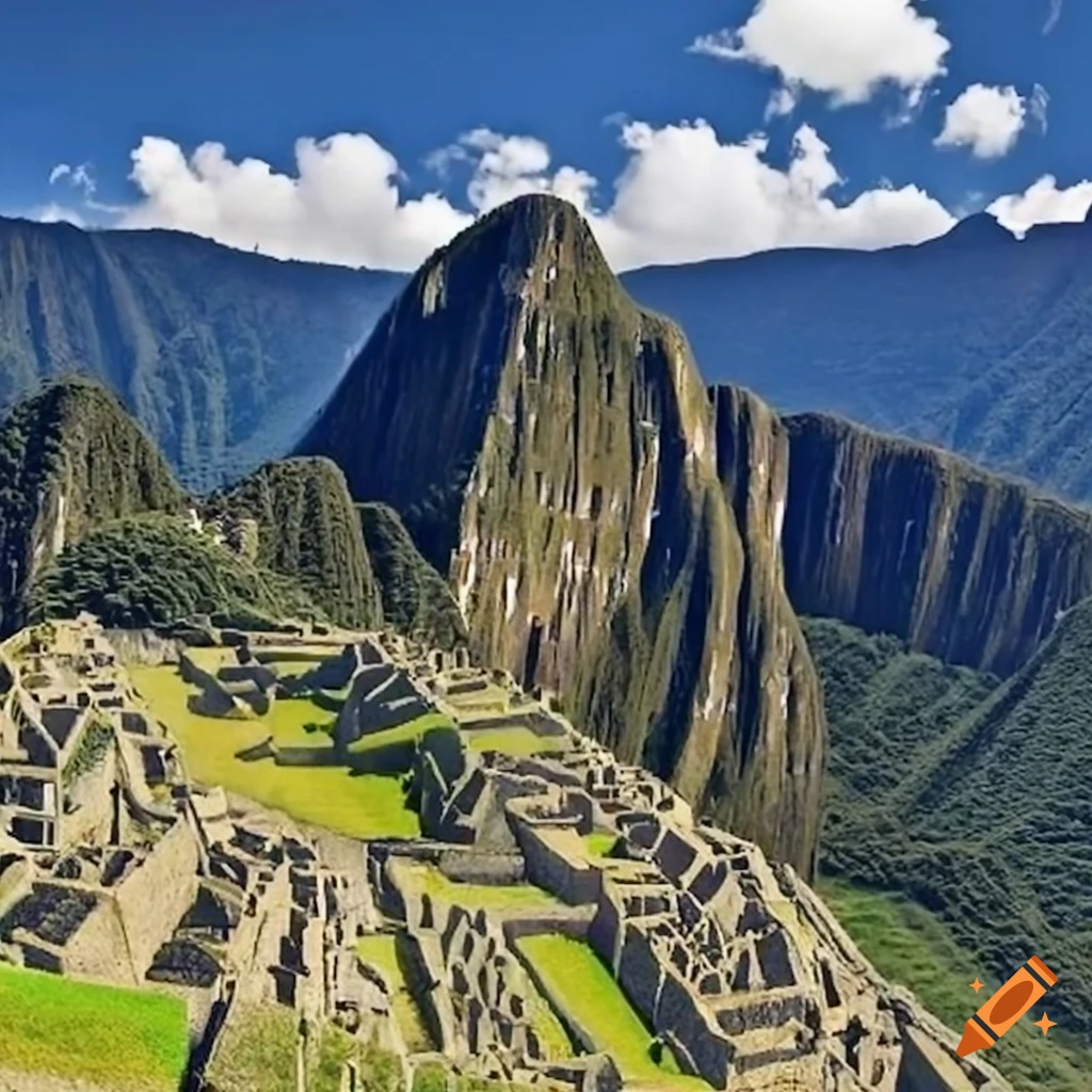 Modern architectural interpretation of Machu Picchu