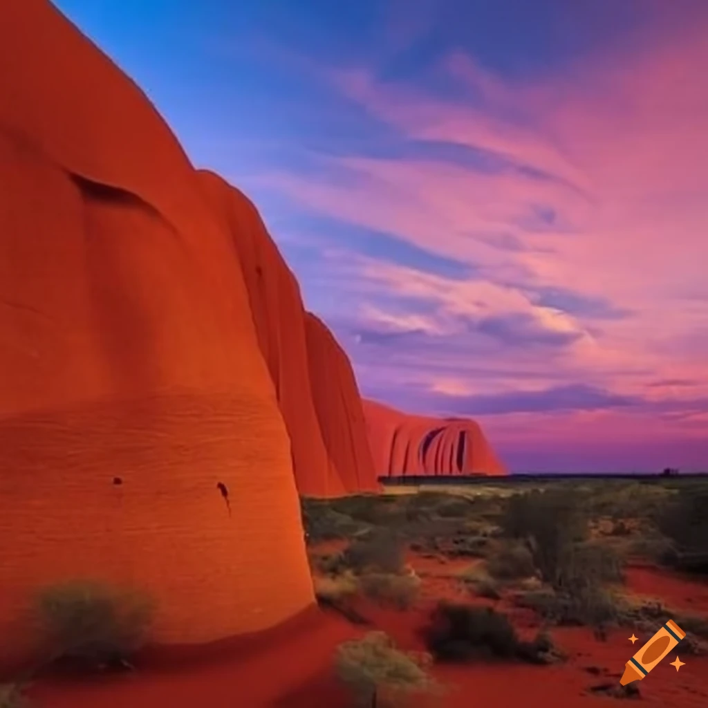 Uluru Sandstone formation in Australia