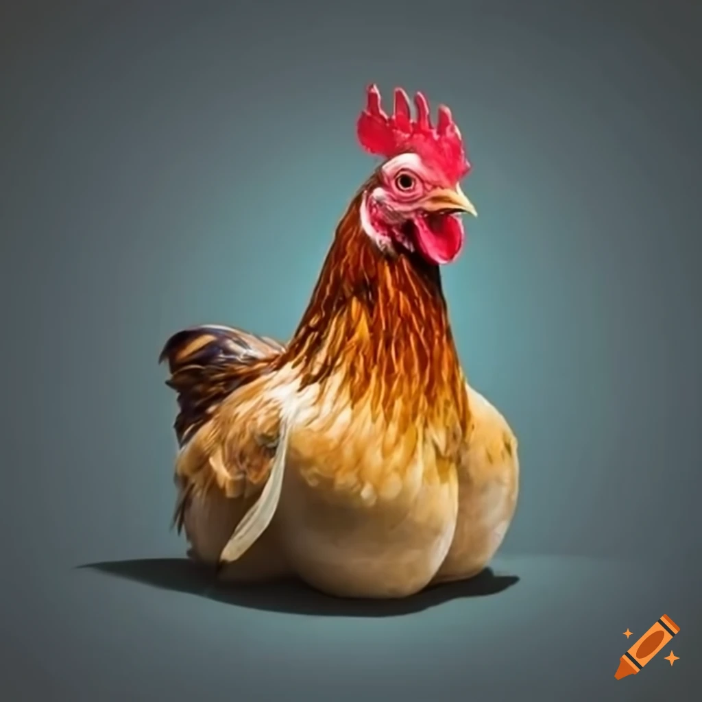 Chicken on a marrow