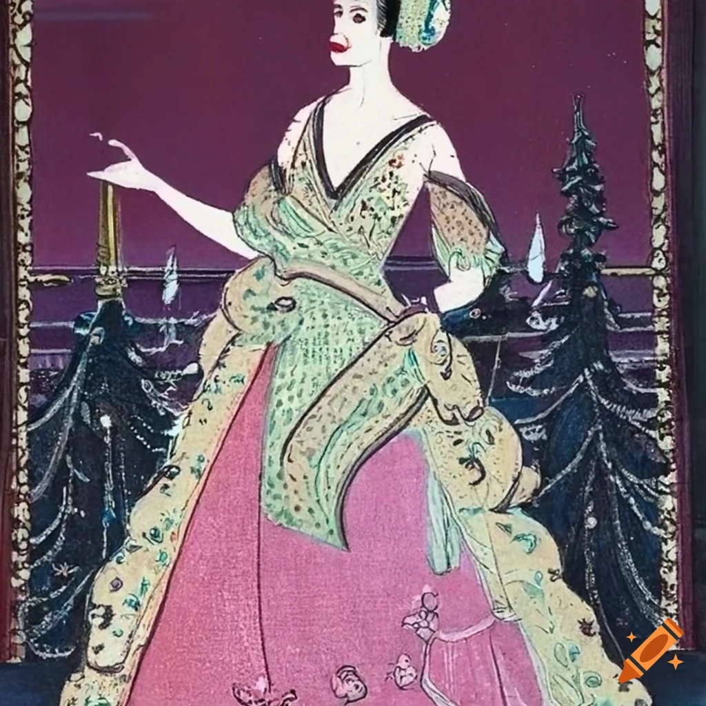 Northern Lights inspired by Georges Barbier