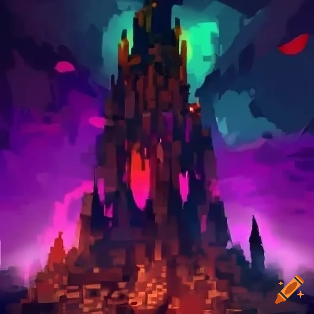 Minecraft dark castle design
