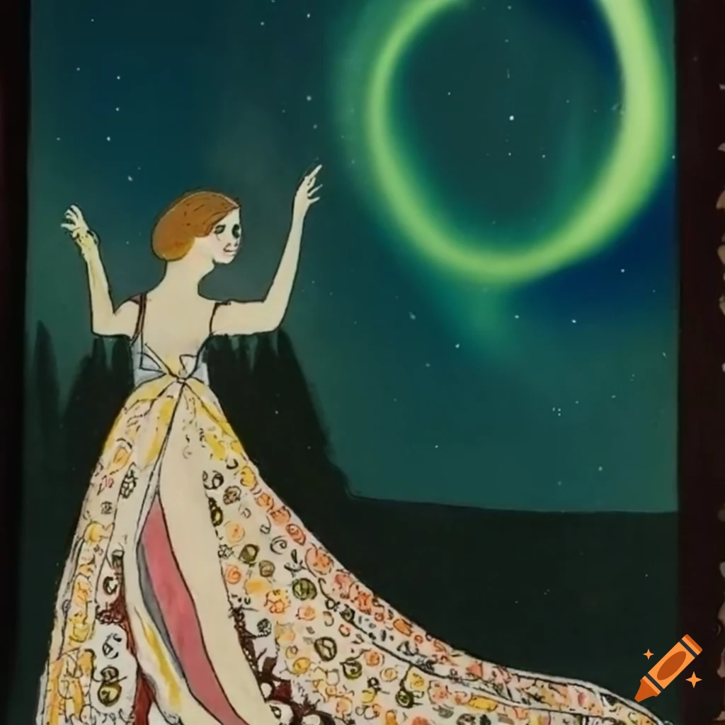 Northern Lights inspired by Georges Barbier