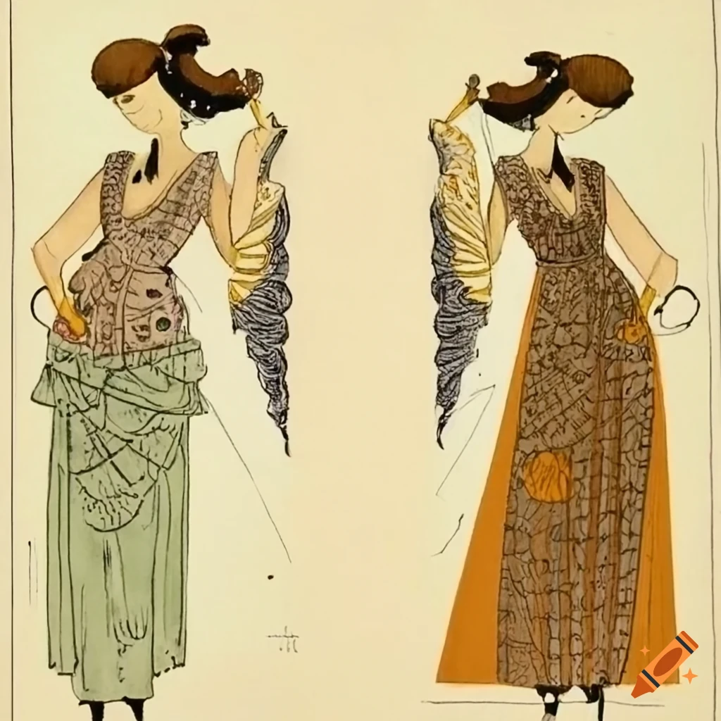 Northern Lights inspired by Georges Barbier