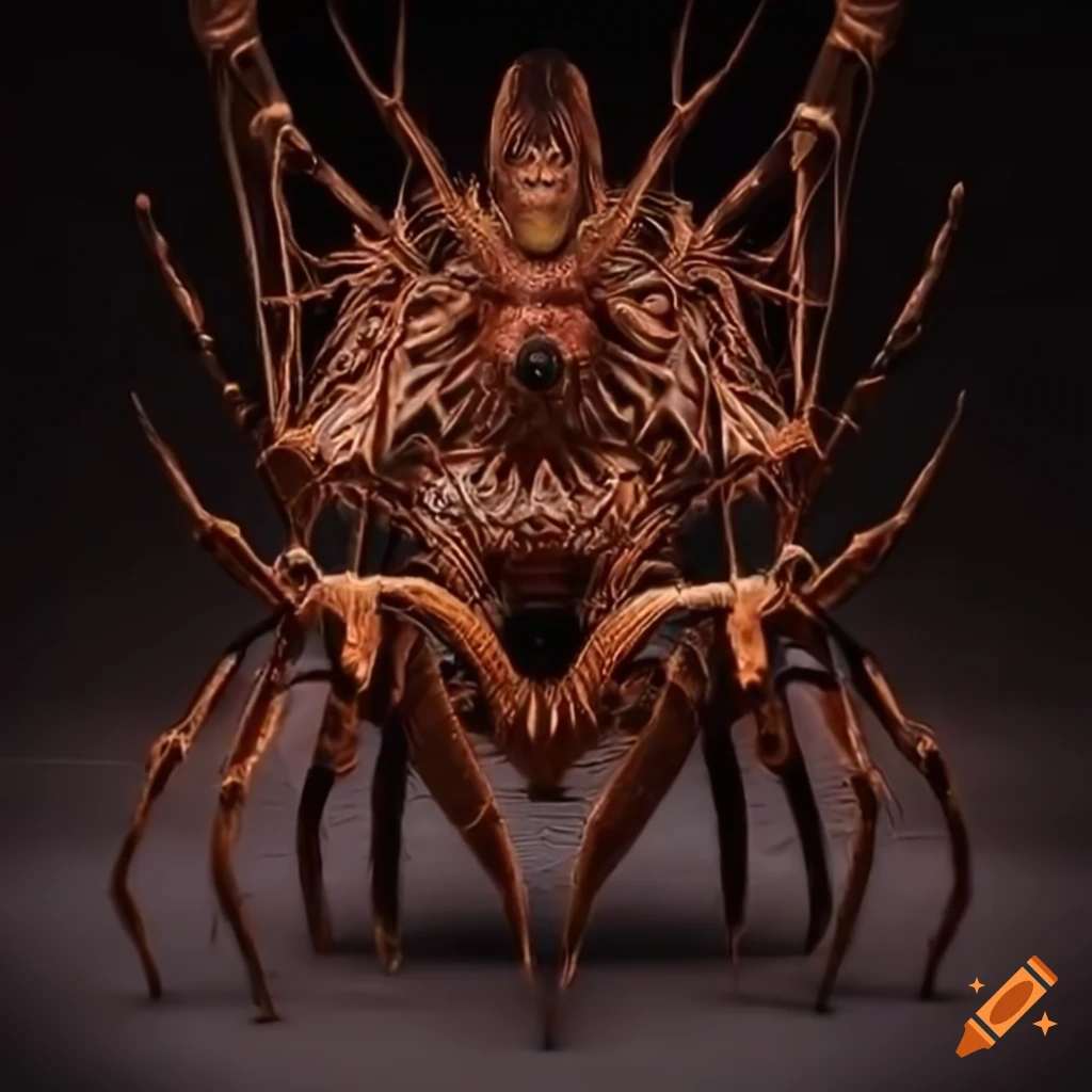 Unique fusion of spider and chair design