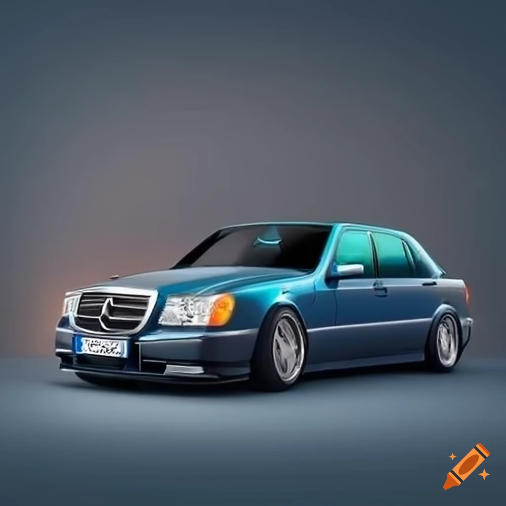 Mercedes-Benz W202 in Bornite color wallpaper