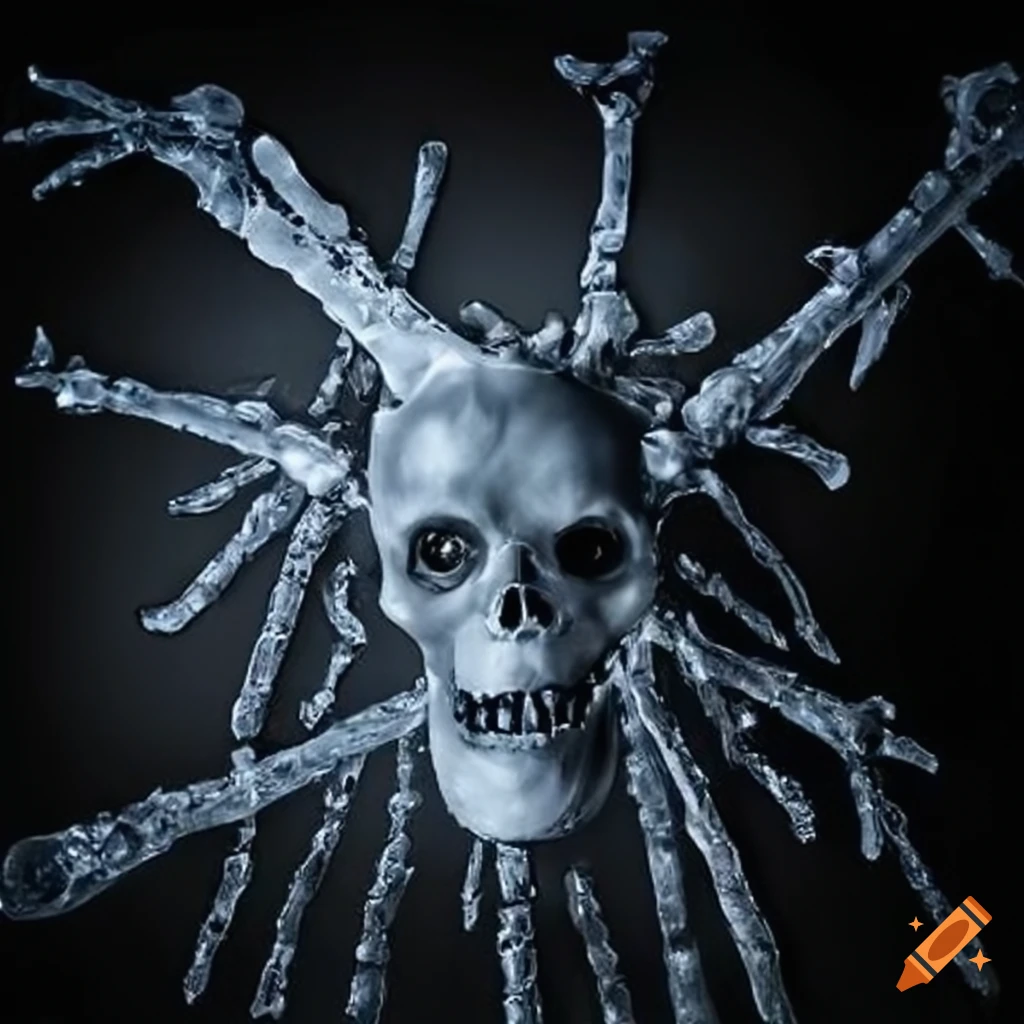 Icy metal bones