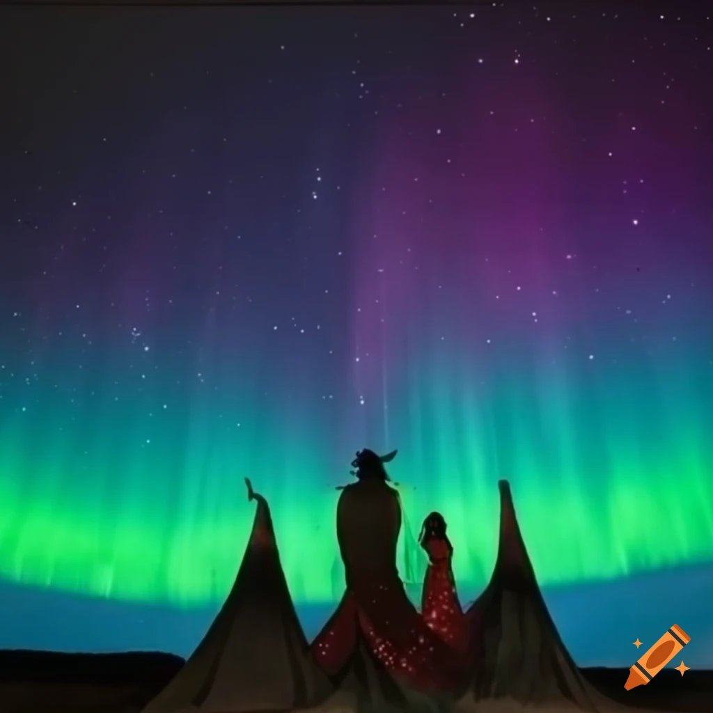 Northern Lights inspired by Georges Barbier