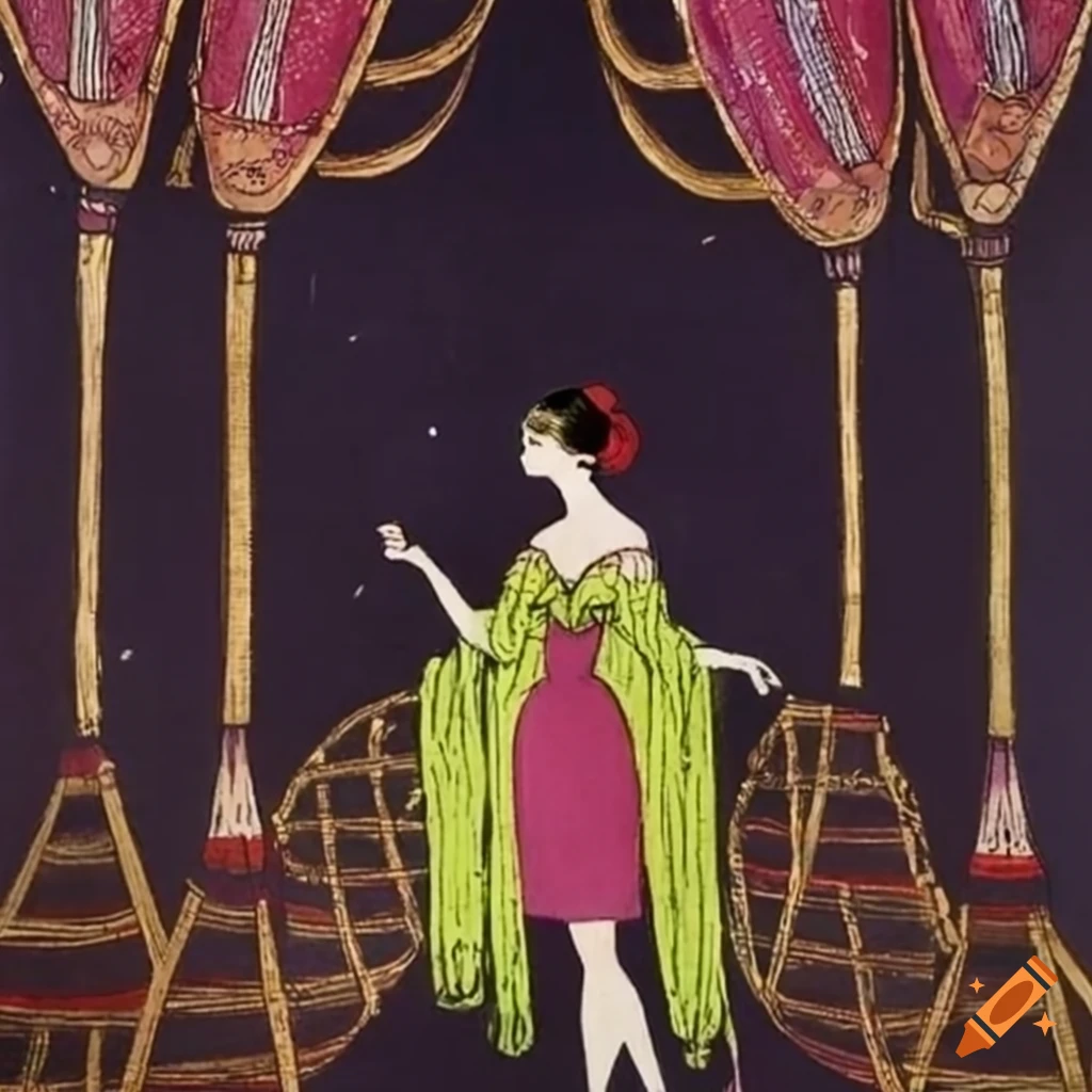 Northern Lights inspired by Georges Barbier